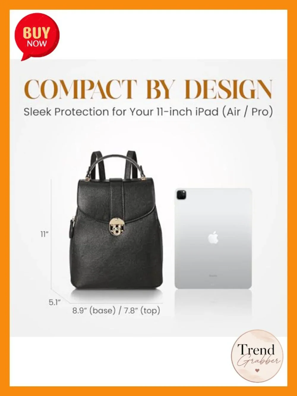 Structured Vegan Leather Backpack Purse - Faux Leather Backpack Handbag with
